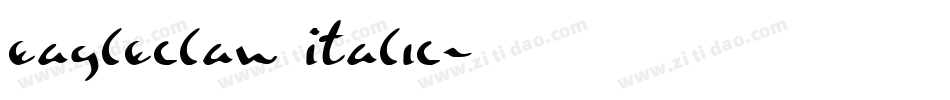 Eagleclaw Italic字体转换